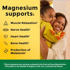 Viên uống bổ sung magie Nature Made Magnesium Citrate 250 mg - Hỗ trợ sức khỏe tim mạch, xương khớp, 180 viên dễ uống 728441