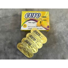 Kẹo ngậm Cufo Việt Quất - Chanh - Chanh Mật Ong - Hộp 2 vỉ x 12 viên - Date luôn mới 728434