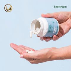 Viên uống hỗ trợ giấc ngủ ngon, giảm căng thẳng Lifestream Magnesium Sleep Switch 60 viên