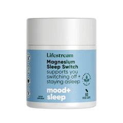 Viên uống hỗ trợ giấc ngủ ngon, giảm căng thẳng Lifestream Magnesium Sleep Switch 60 viên