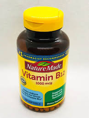 Viên uống bổ sung Vitamin B12 Nature Made Vitamin B12 1000mcg 400 viên 728473