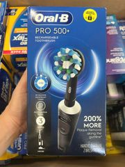 bàn chải  Oral-B Bàn chải đánh răng điện Pro 500 Twin Pack màu đen