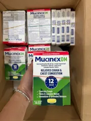 Vên uống giảm ho,long đờm ,Mucinex DM Maximum Strength 14 viên Hỗ trợ giảm nhanh ho và long đờm. 728530