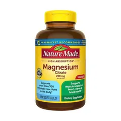 Viên uống bổ sung Magie Nature Made Magnesium 250mg-120v