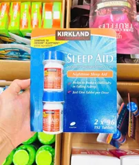 Set 2 hộp x 96 viên Sleep Aid Kirkland 728533