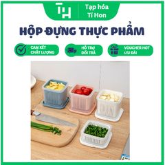 Hộp Đựng Thực Phẩm Hai Lớp 660ml (TH4) (Màu ngẫu nhiên)