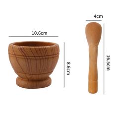Chày cối giã tỏi họa tiết giả gỗ vân đá (TH9)