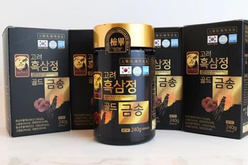 Cao Hắc Sâm Linh Chi Đông Trùng Hàn Quốc 4 Lọ 240g