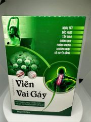 VIÊN VAI GÁY - Hỗ trợ giảm nguy cơ đau mỏi vai gáy do thoái hóa đốt sống cổ - Hộp 30 viên