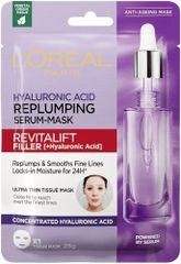 Mặt Nạ Cấp Ẩm Loreal Revitalift Filler Hyaluronic Acid Replumping Tissue Mask 28g