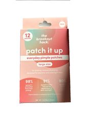 Gói Dán Mụn 12 Miếng The Breakout Hack Patch It Up Large Size Everyday Pimple Patches 12