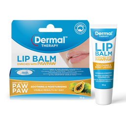 Son Dưỡng Môi Thâm Nẻ Dermal Therapy Lip Balm Paw Paw