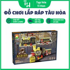 Đồ chơi lắp ráp tàu hỏa đường ray cho bé (TH49)