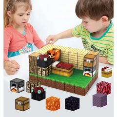 Set 10 khối nam châm Minecraft (TH66)