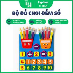 Bộ Đồ Chơi Đếm Số Học Toán Cho Trẻ Mẫu Giáo (TH67)
