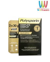 Kem bôi làm mờ sẹo Polysporin Heal Fast Formula Complete 30g x2 tuýp