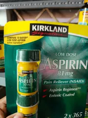 Bảo vệ tim mạcBảo vệ tim mạch, ngăn ngừa đột quỵ Kirkland Low Dose Aspirin 81mg 2x 365 viênh, ngăn ngừa đột quỵ Kirkland Low Dose Aspirin 81mg 2x 365 viên