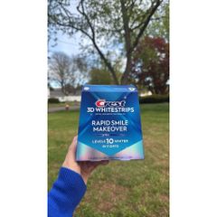 Miếng dán trắng răng Crest 3D Whitestrips 1 Week Smile Transformation LEVELS 8 WHITER IN 1 WEEK 728680