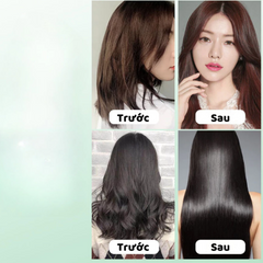 Dầu Gội Nhuộm Tóc Thảo Mộc Hộp 10 Gói , Dầu Gội Phủ Bạc Nhuộm Tóc Đen, Nâu Nuôi Dưỡng Tóc Óng Mượt