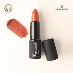 Son môi màu cam đất Living Nature Lipstick Morning Sun 02 (4.0g)