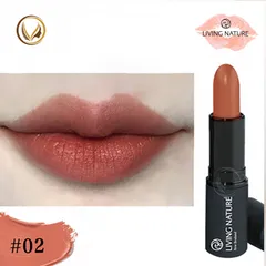 Son môi màu cam đất Living Nature Lipstick Morning Sun 02 (4.0g)