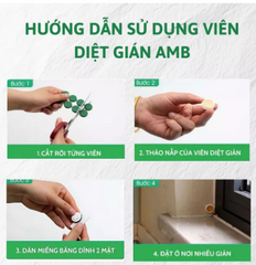 Viên diệt gián sinh học AMB, Viện Hàn lâm khoa học Việt Nam, diệt tận gốc tất cả các loại gián an toàn hiệu quả