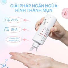 Toner Tẩy Tế Bào Chết Dịu Nhẹ GUO 120ml - AHA 5% & BHA 1% Cho Mẹ Bầu, Chăm Sóc Da Nhạy Cảm, Làm Sạch, Se Khít Lỗ Chân Lông