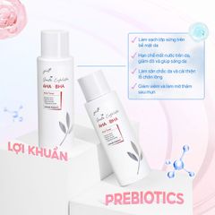 Toner Tẩy Tế Bào Chết Dịu Nhẹ GUO 120ml - AHA 5% & BHA 1% Cho Mẹ Bầu, Chăm Sóc Da Nhạy Cảm, Làm Sạch, Se Khít Lỗ Chân Lông