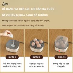 Máy hấp thực phẩm 2 tầng đa năng ALIZZ AL-14550 (TH85)
