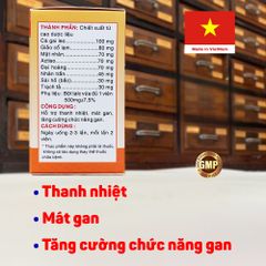 Nhuận Gan Vĩnh Quang - Hộp 60 viên nang - Mát gan, giải độc, tăng cường chức năng gan