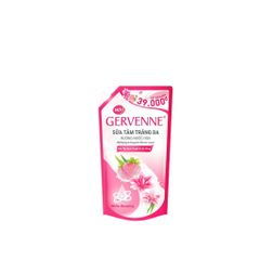 Sữa tắm trắng da Gervenner dâu tây bạch tuyết và lyly hồng hương nước hoa