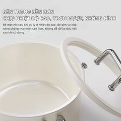 Nồi sứ chống dính dung tích lớn 20cm ALIZZ AL-14505 (TH89)