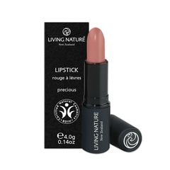 Son môi màu hồng nude 100% tự nhiên Living Nature Lipstick Precious 09 (4.0g)