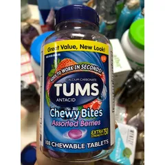 Kẹo Nhai Hương Trái Cây Tums Assorted Beries - 180vien .Mỹ