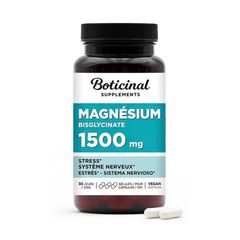 Magie Bisglycinate thuần chay Boticinal Pháp 90 viên