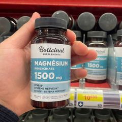 Magie Bisglycinate thuần chay Boticinal Pháp 90 viên