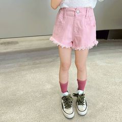Hàng QC - Quần jean rách hồng cute đáng yêu cho bé gái phong cách hàn quốc