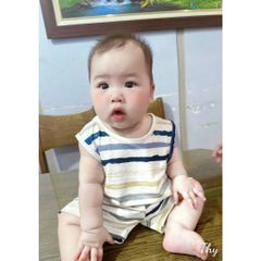 Combo 3 bộ ba lỗ thông hơi hoạt hình khủng long cute đáng yêu thoáng khí cho bé trai mùa hè