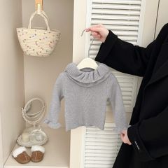 Hàng QC Váy chấm bi kèm áo len tăm dày dặn xinh xắn dễ thương thu đông cho bé gái phong cách hàn quốc