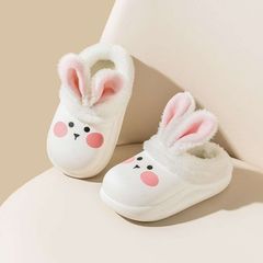 Hàng QC - Dép lót lông mùa đông ấm áp cho bé trai bé gái họa tiết gấu thỏ cute dễ thương hàng quảng châu