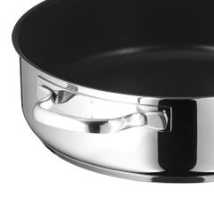 Nồi Chảo WMF 28cm Chống Dính Sâu Lòng, Vung Kính Chịu Nhiệt, Chất Liệu Thép Không Gỉ, Chính Hãng Đức - Dùng Cho Bếp Từ