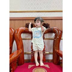 Set bộ bé gái gấu thỏ hoa nhí kẻ cute đáng yêu dễ thương tay bồng xinh xắn phong cách hàn quốc mùa hè kèm ảnh thật