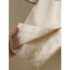 Hàng QC Bodysuit áo liền thân mèo tôm cute đáng yêu kèm áo thun kẻ cho bé mùa thu đông
