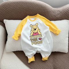 Hàng QC - Set body micky kèm mũ áo liền thân cho bé trai nỉ ấm áp mùa đông thời trang hàn quốc