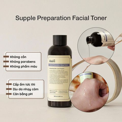 Nước Hoa Hồng Toner Klairs Supple Preparation - Cung Cấp Độ Ẩm, Giảm Kích Ứng, Phù Hợp Da Nhạy Cảm, Chăm Sóc Da Hàng Ngày