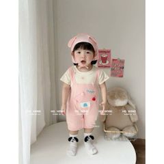 Bodysuit cây nấm khủng long kèm mũ dễ thương đáng yêu mát mẻ mùa hè kèm mũ cho bé trai bé gái