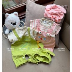 Bodysuit cây nấm khủng long kèm mũ dễ thương đáng yêu mát mẻ mùa hè kèm mũ cho bé trai bé gái