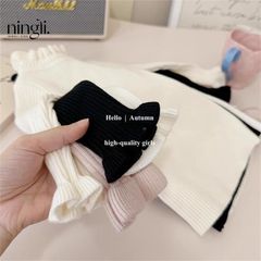Hàng QC Áo len dài tay cổ bèo ống tay loe nhiều màu xinh xắn mặc ấm áp dày dặn mùa đông cho bé gái hot hit
