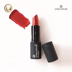 Son môi màu đỏ thuần 100% tự nhiên Living Nature Lipstick Glamorous 16 (3.9g)