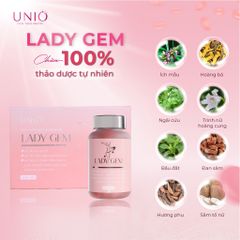 Viên uống nội tiết tố Lady Gem giúp cân bằng nội tiết, hỗ trợ tăng size vòng 1